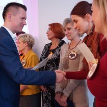 Nadanie Certyfikatu W-M Kuratora Oświaty „Szkoły Promującej Zdrowie”