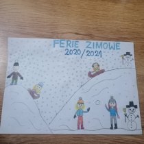 Konkurs „Bezpieczne ferie zimowe w czasie pandemii” kl. 4